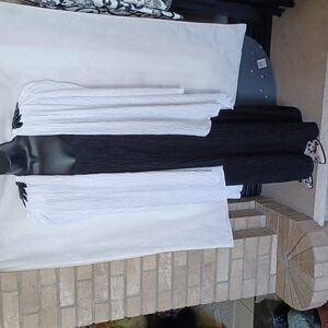 VINTAGE Avant Garde Black/white Lerner Dress & Jacket,  below the knee